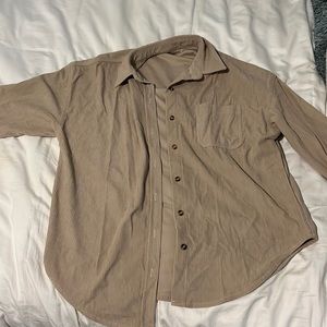 Tan Corduroy Light Jacket/Cardigan